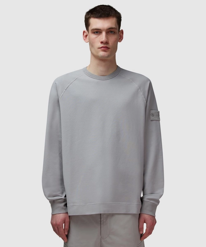 Stone Island Ghost Fleece Zip Sweatshirt (Dust - L) - Size L